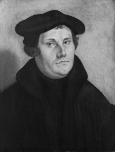 Illustration of theologian Martin Luther