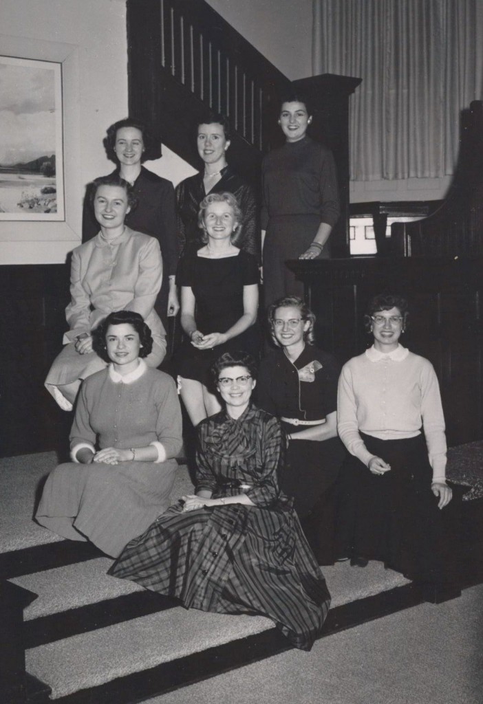 Portrait of Slessor Hall students in 1959