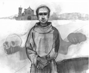 St.-Francis-of-Assisi-Illustration-by-D.Klitsie