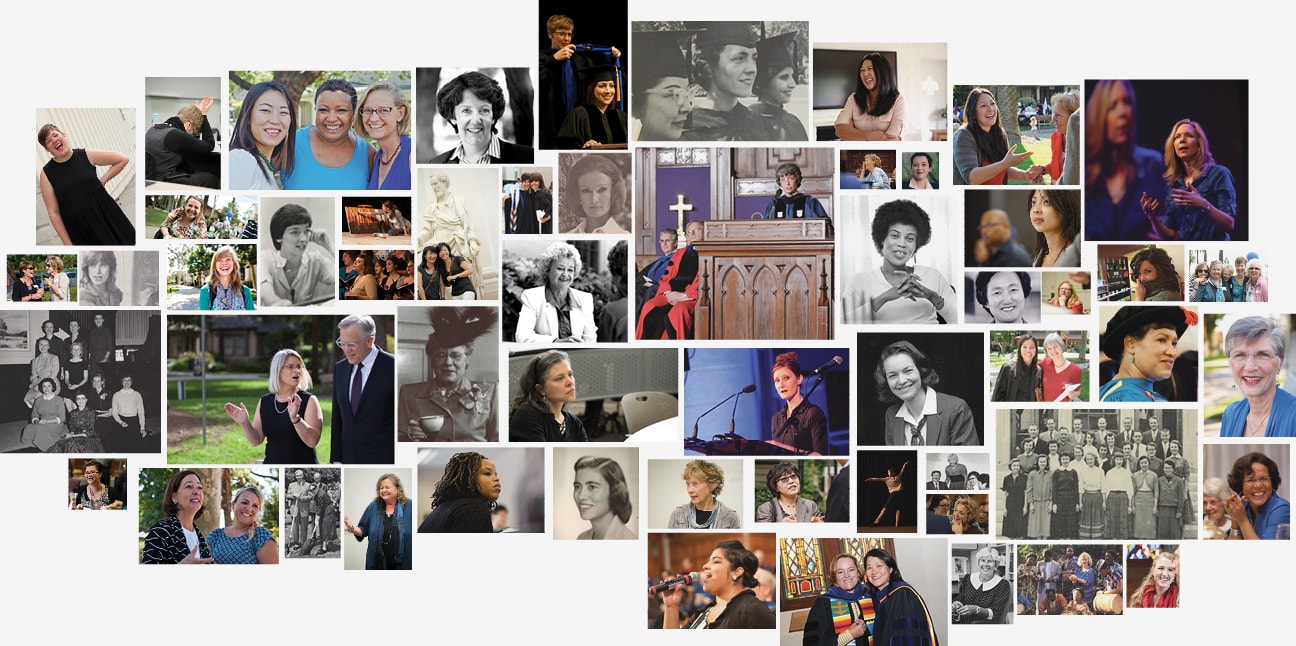Collage of women at Fuller Seminary