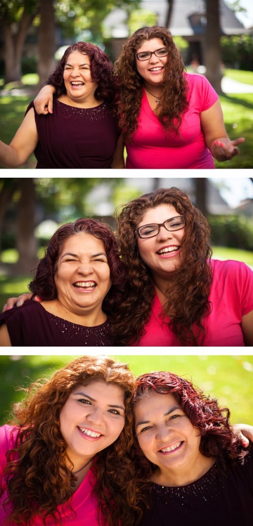 Portraits for FULLER magazine of the LaMadrids, two Fuller Seminary students and mother and daughter