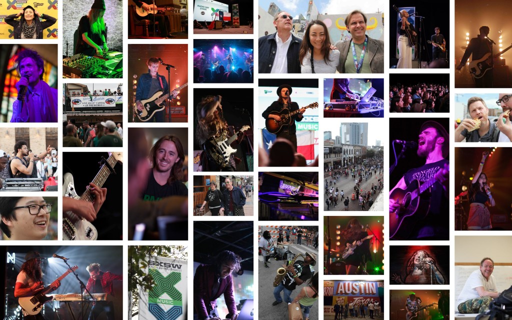 Collection of photos from Fuller Seminary's immersion course at SXSW for FULLER magazine