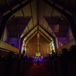 A concert in a church for SXSW