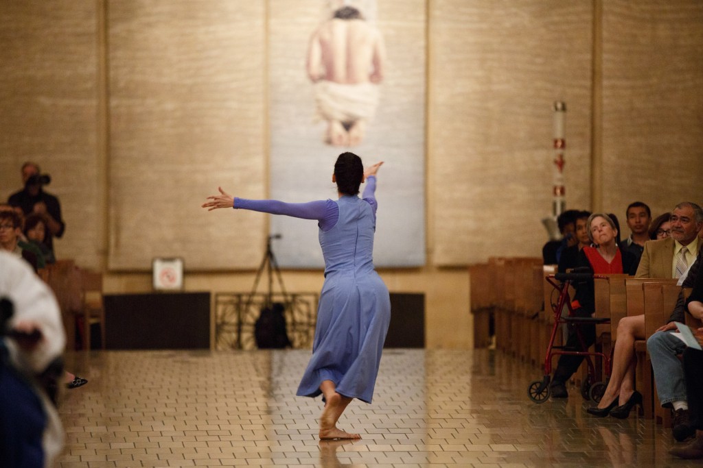 A dancer in FULLER magazine's section on Worship
