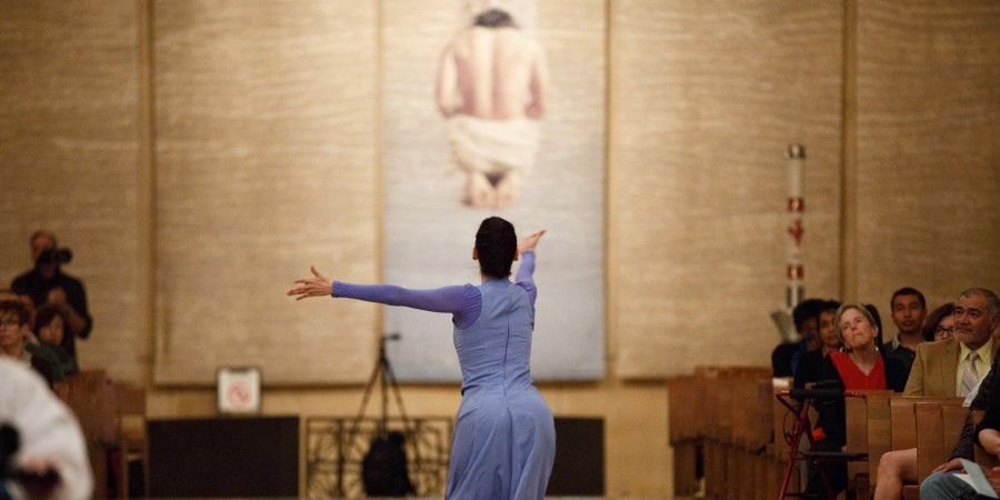 A dancer in FULLER magazine's section on Worship