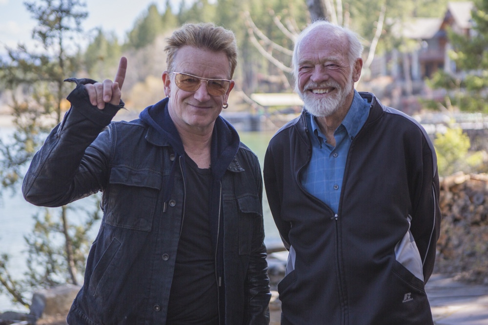 Bono & Eugene Peterson The Psalms, photo by Taylor Martin