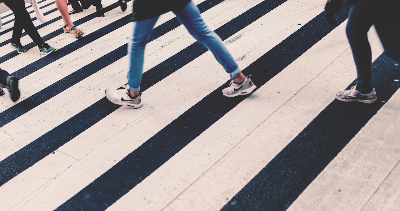 sidewalk crossing