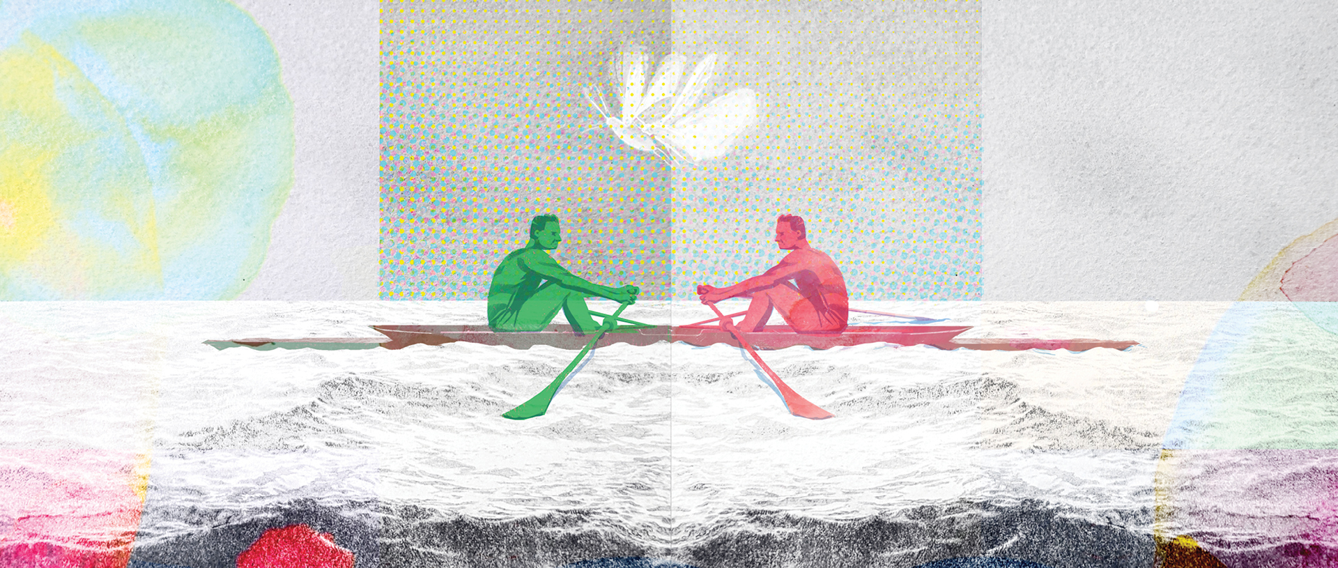 rowing illustration
