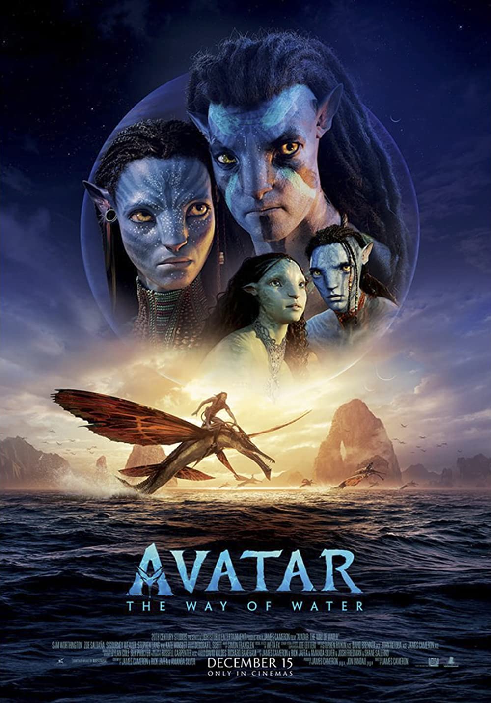 Avatar the Way of Water poster
