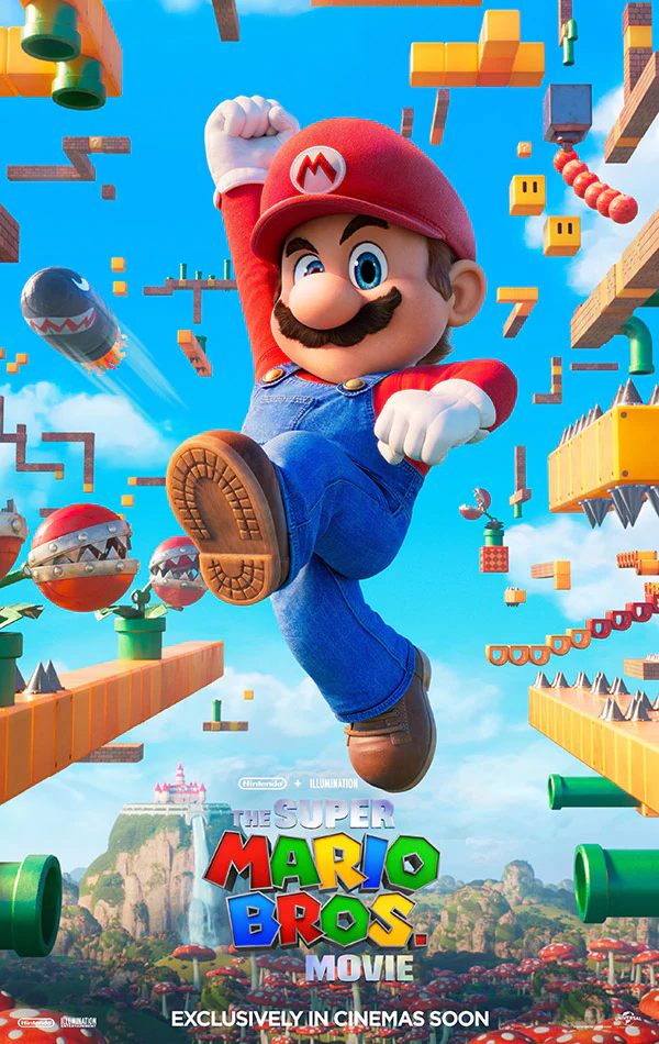 Nintendo mostra pôster e visual do filme do Mario