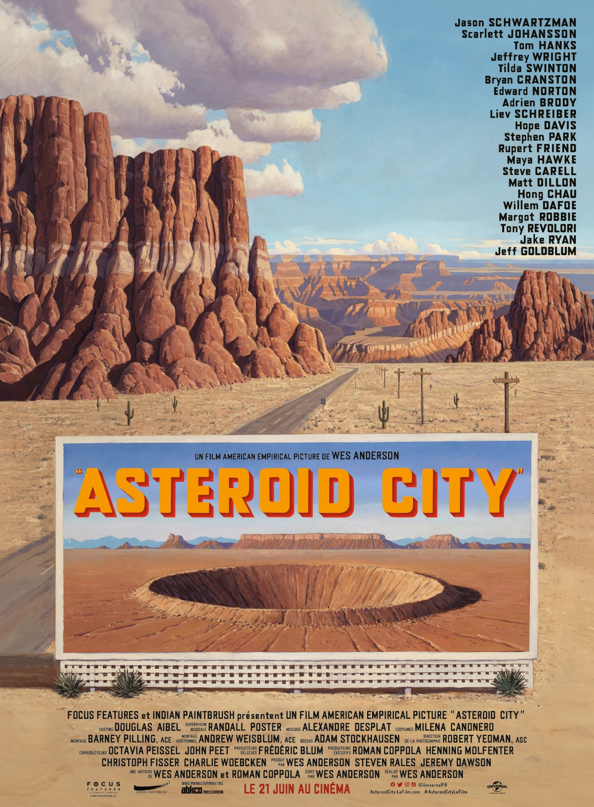 Asteroid City poster