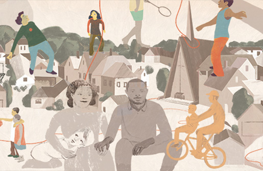 family and people illustration