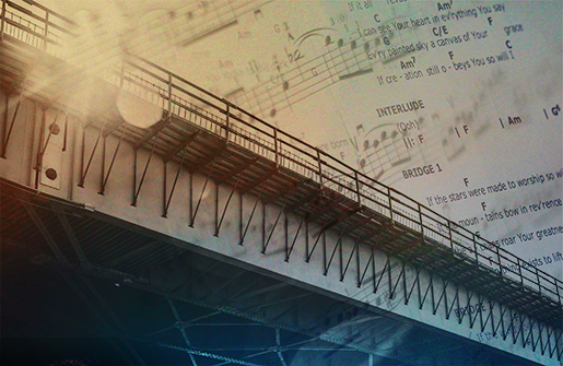 bridge and music notation