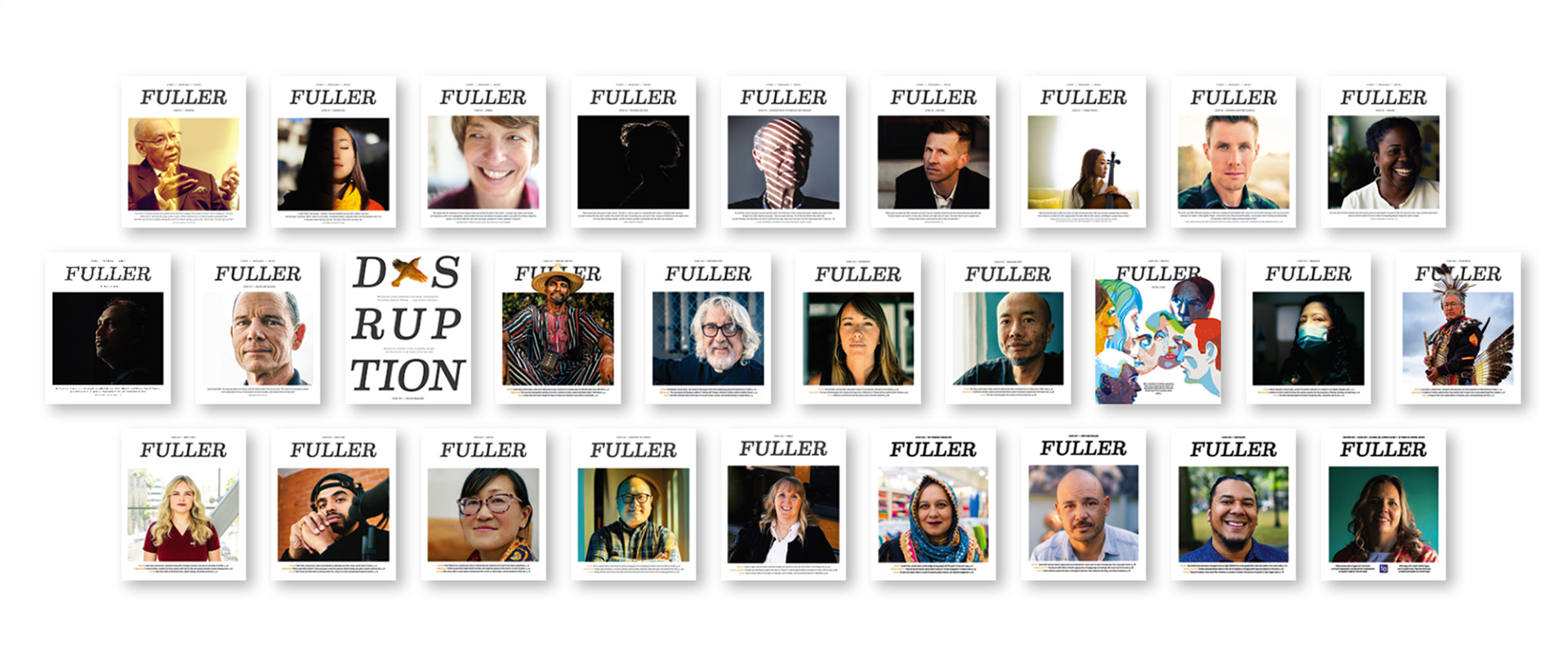 Fuller magazine covers