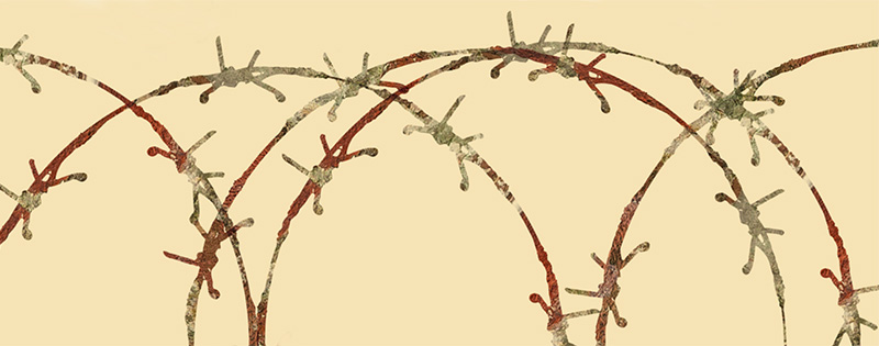 barbed wire illustration